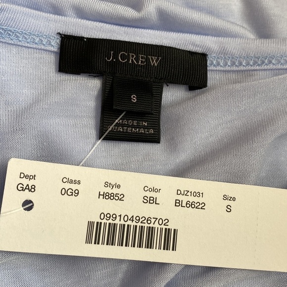 J. Crew blue long tunic tee small NWT - Picture 4 of 6
